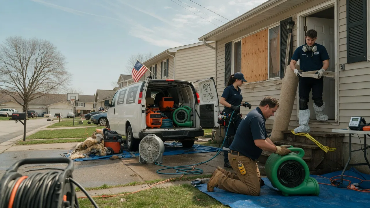 Water Damage Restoration in Crawfordsville, IN near me